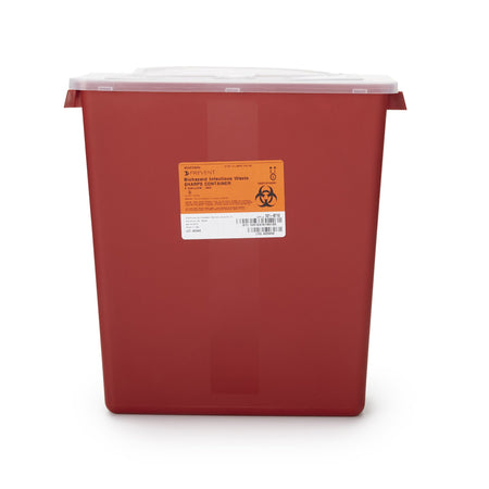 McKesson 586908 Prevent Multi-purpose Sharps Container, 3 Gallon, 13.5 x 12.5 x 6 Inch