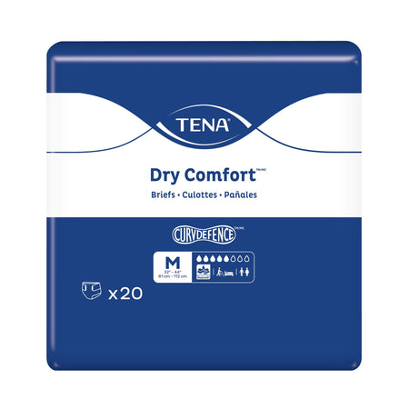 Essity 67420 Incontinence Brief TENA Dry Comfort Adult Medium Unisex Disposable Moderate