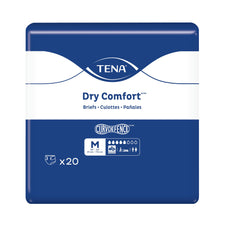 Incontinence Brief TENA Dry Comfort™ Adult Medium Unisex Disposable Moderate Absorbency
