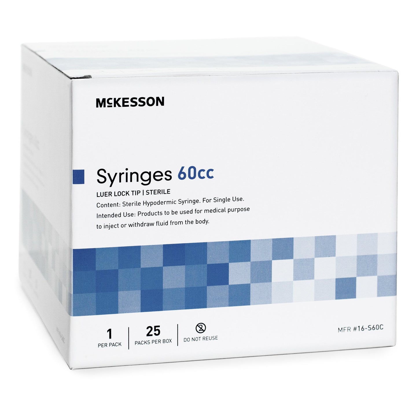 General Purpose Syringe McKesson 60 mL Luer Lock Tip Without Safety