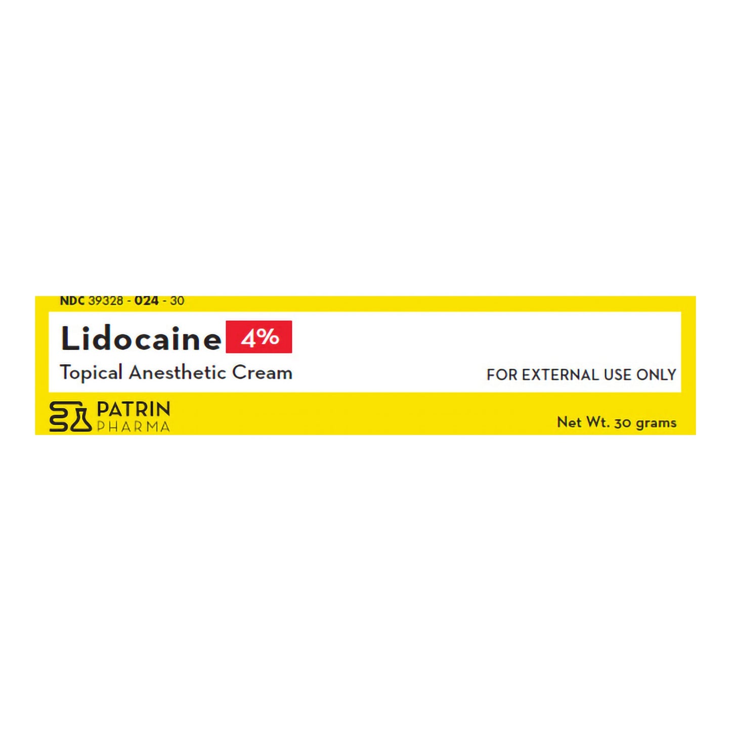 Patrin Pharma 4% Lidocaine Topical Anesthetic Cream