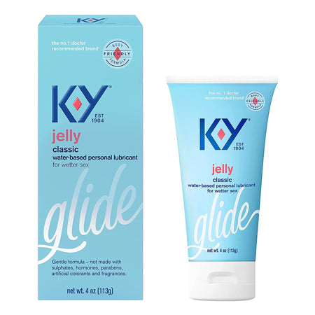 RB Health US LLC 956546 K-Y Glide Personal Lubricant, 4-ounce Tube
