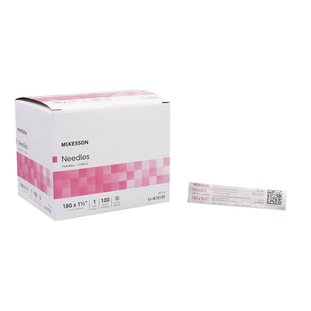 McKesson Hypodermic Needle, 18 Gauge, 1-1/2 Inch