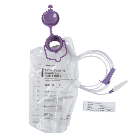 McKesson 16-702500 Gravity Feeding Bag Set, 1200 mL