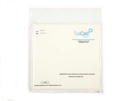 Cleanroom Wipe TrueCare 20 Count Bag 12 X 12 Inch Sterile Disposable