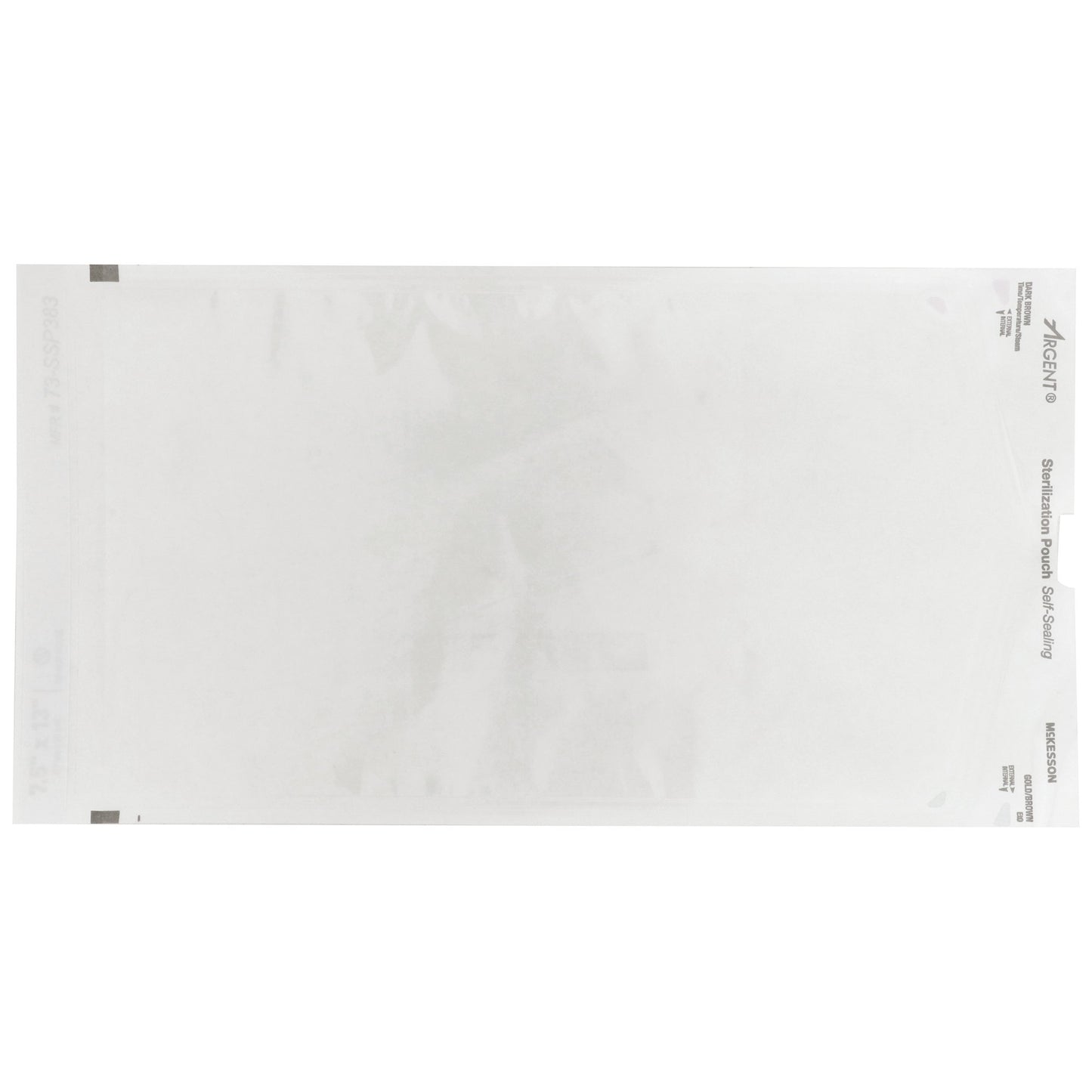 McKesson Argent® Sure-Check® Sterilization Pouch, 7½ x 13 Inch