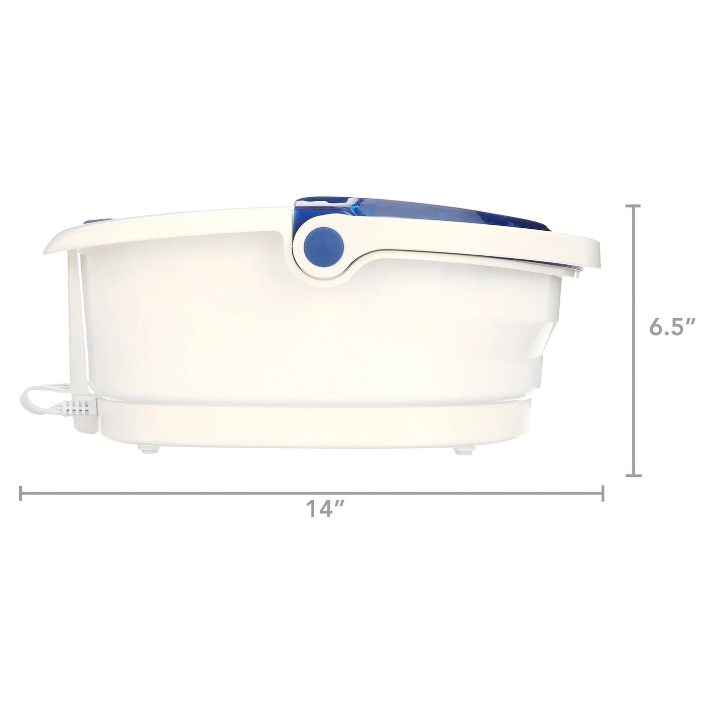 Foot Bath with Heat Boost HoMedics® Bubble Bliss Elite Blue / White Plastic