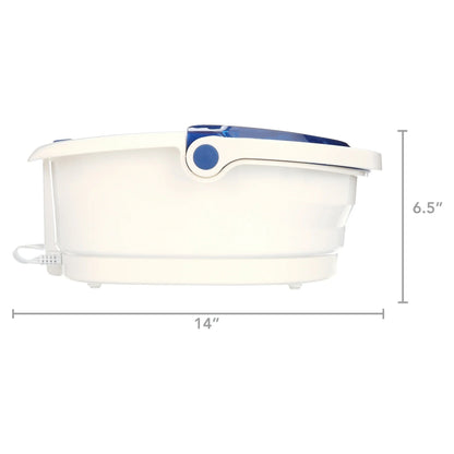 Foot Bath with Heat Boost HoMedics® Bubble Bliss Elite Blue / White Plastic