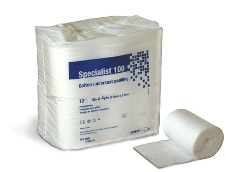 Cast Padding Undercast Specialist® 100 3 Inch X 4 Yard Cotton Sterile