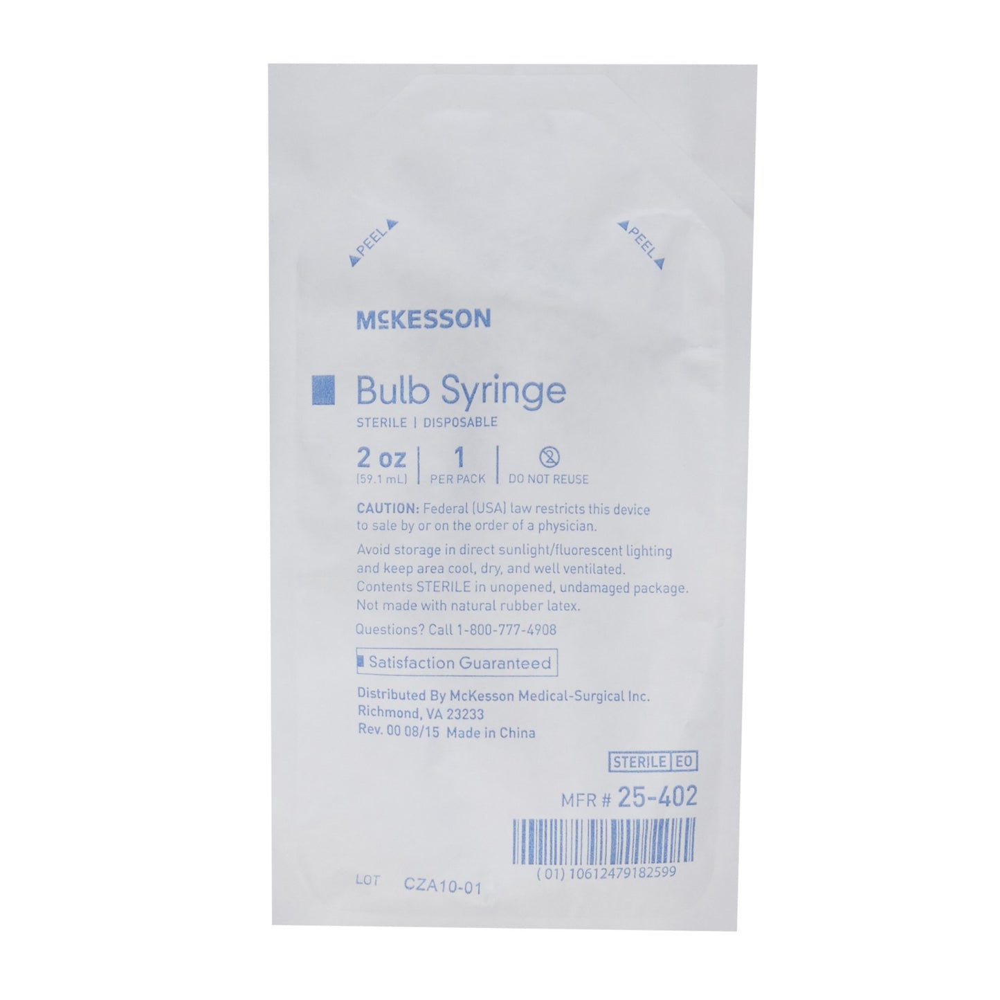 McKesson Ear / Ulcer Bulb Syringe, 2 oz.