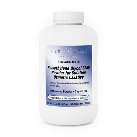 Geri-Care 489-30-GCP Polyethylene Glycol 3350 Laxative