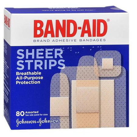 Johnson & Johnson 680278 Band-Aid Adhesive Strip, Assorted Sizes
