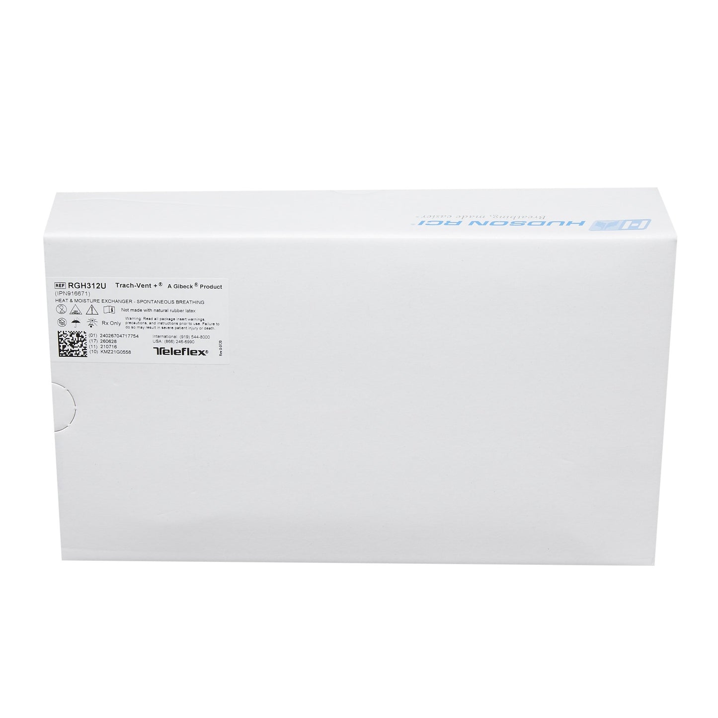 Gibeck® Trach-Vent®+ Heat and Moisture Exchanger