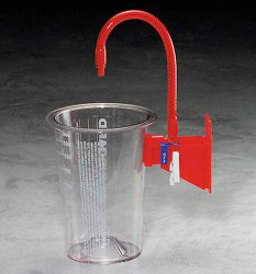 Cardinal 65652-511 Medi-Vac CRD Suction Canister for use with disposable Liners, 1000 mL