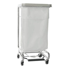 Hamper Stand McKesson General Purpose Rectangular Opening 30 to 33 gal. Capacity Foot Pedal Self-Closing Lid