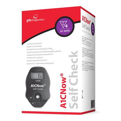 A1CNow® Self Check HbA1c Diabetes Management HbA1c Test Kit
