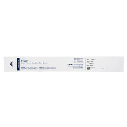 Foley Catheter TruCath® 2-Way Coude Tip 5 mL Balloon 20 Fr. Silicone Elastomer Coated Latex
