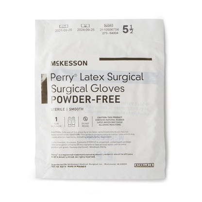 McKesson Perry® Performance Plus Surgical Glove, Size 5.5, Cream