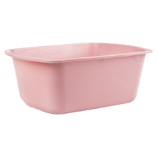Medegen Medical Wash Basin, Rectangular, 7 Quart, Rose