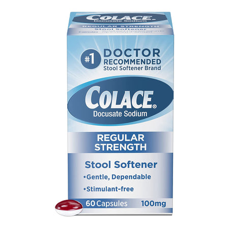 Purdue Pharma 67618010160 Colace Docusate Sodium Stool Softener