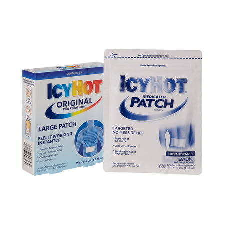 Chattem 41167004843 Icy Hot Original Pain Relief Patches, Large