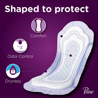 Poise® Moderate Absorbency Bladder Control Pad, Regular Length
