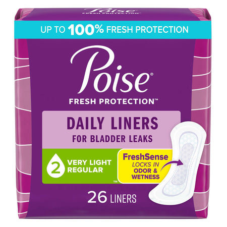 Kimberly-Clark 19305 Poise Bladder Control Pads, Light Absorbency, 7.5 Inch Length