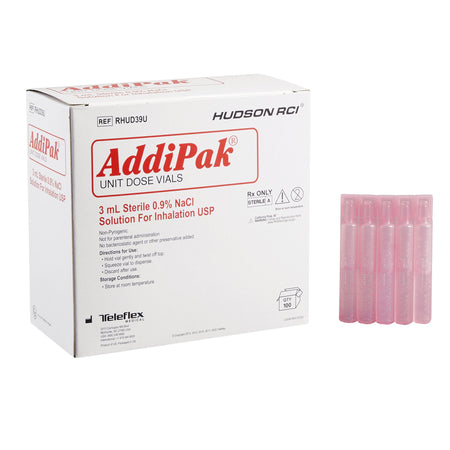 AddiPak 0.9% NaCl Unit Dose Vials for Nebulizers by Medline product image