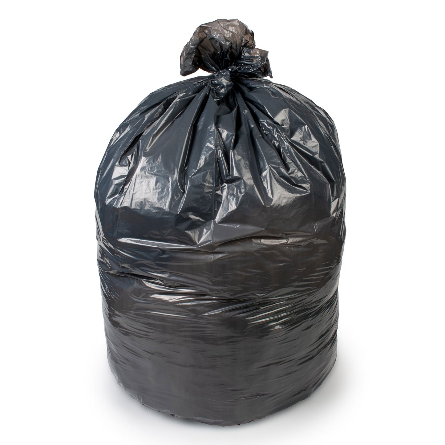 Colonial Bag Heavy Duty Trash Bag, Black, 55 gal.