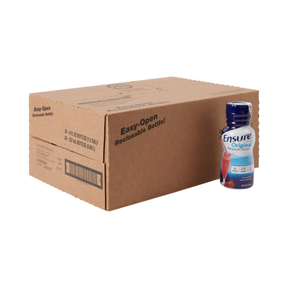Ensure® Original Therapeutic Nutrition, Strawberry, 8-ounce bottle