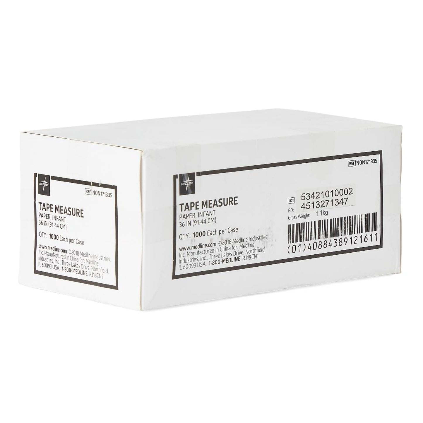 Measurement Tape 36 Inch Paper Disposable Inches / Centimeters