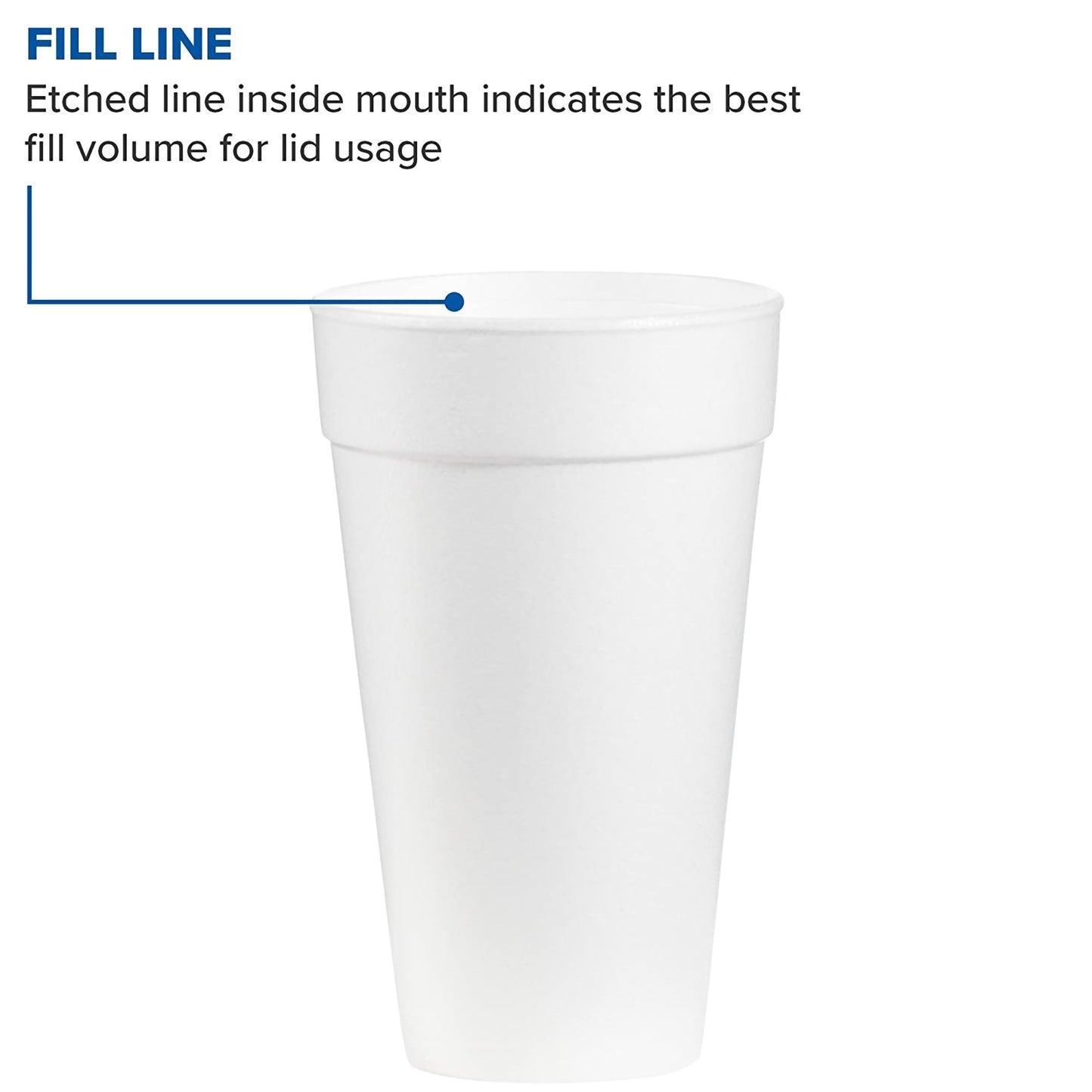WinCup® Styrofoam Drinking Cup, 20 ounce