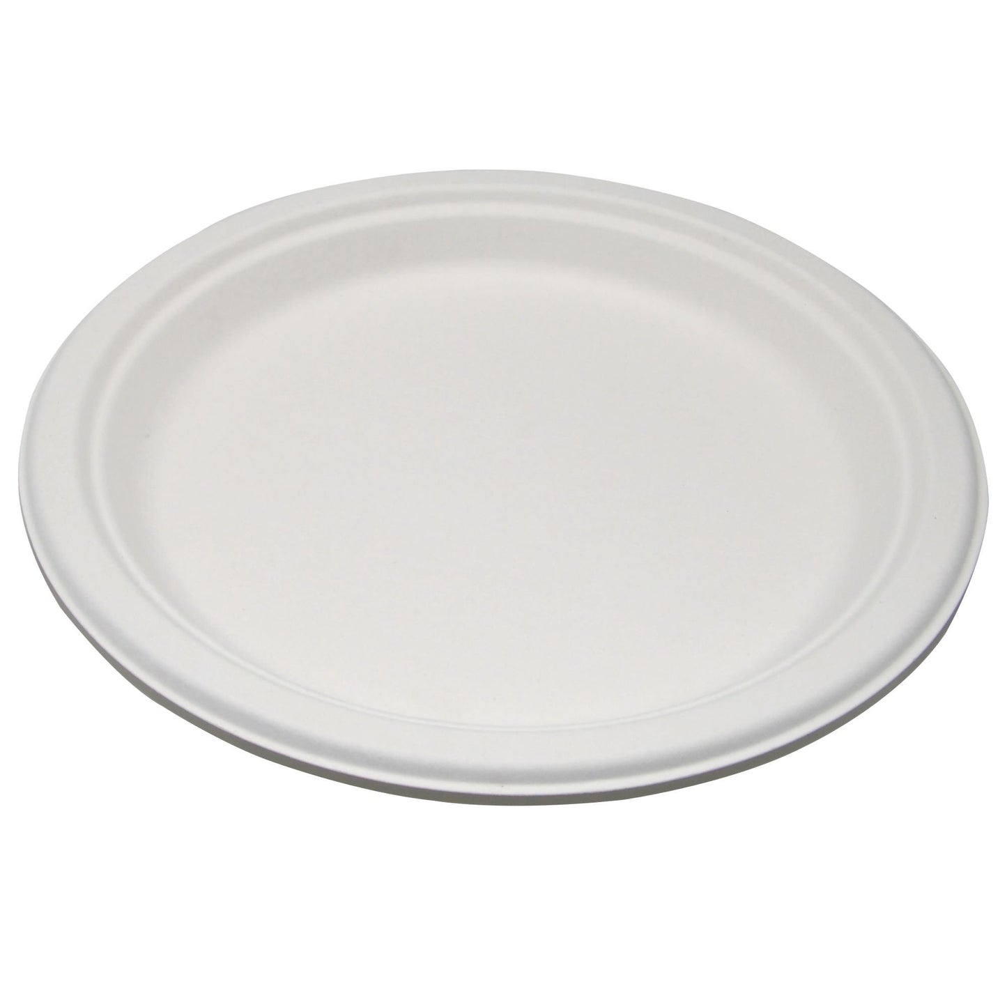 Plate Medd Max White Single Use Molded Fiber 9 Inch Diameter