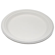 Plate Medd Max White Single Use Molded Fiber 9 Inch Diameter