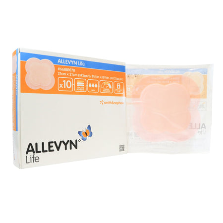 Smith & Nephew 66801070 Allevyn Life Silicone Adhesive with Border Silicone Foam Dressing