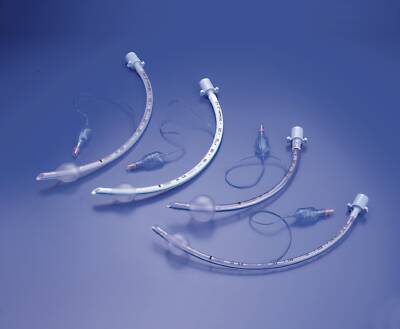 ICU Medical 100/199/050 Blue Line Endotracheal Tube, 25 cm