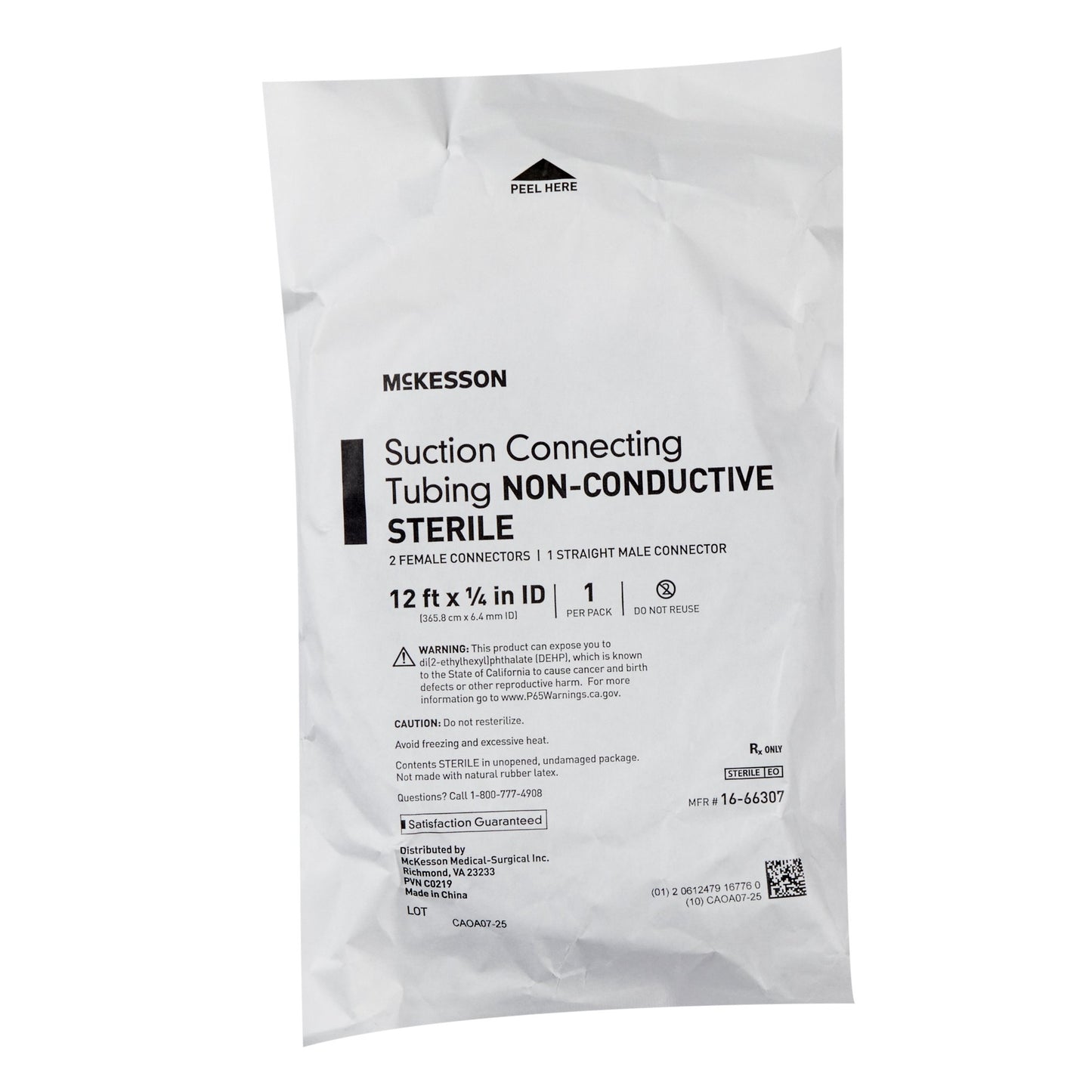McKesson Suction Tubing, 1/4 Inch Inner Diameter, 4 Yard Length