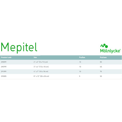 Mepitel® Silicone Dressing, 8 x 12 inch
