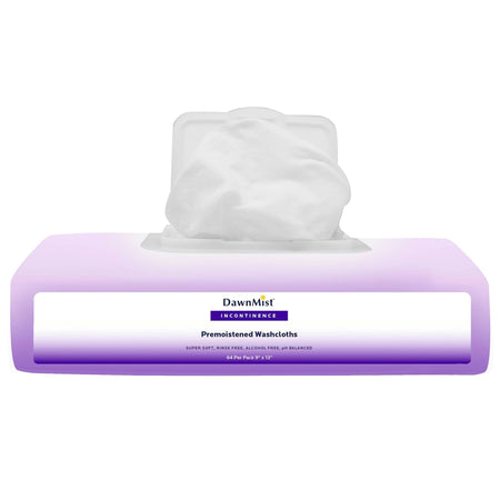 Donovan Industries 747549 DawnMist Fresh Scent Pre-Moistened Wash Cloths, Soft Pack