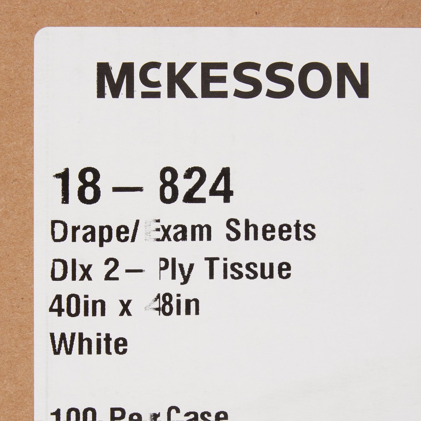 McKesson 18-824 Nonsterile Physical Exam Drape, 40 x 48 Inch by McKesson Brand product image - view 8