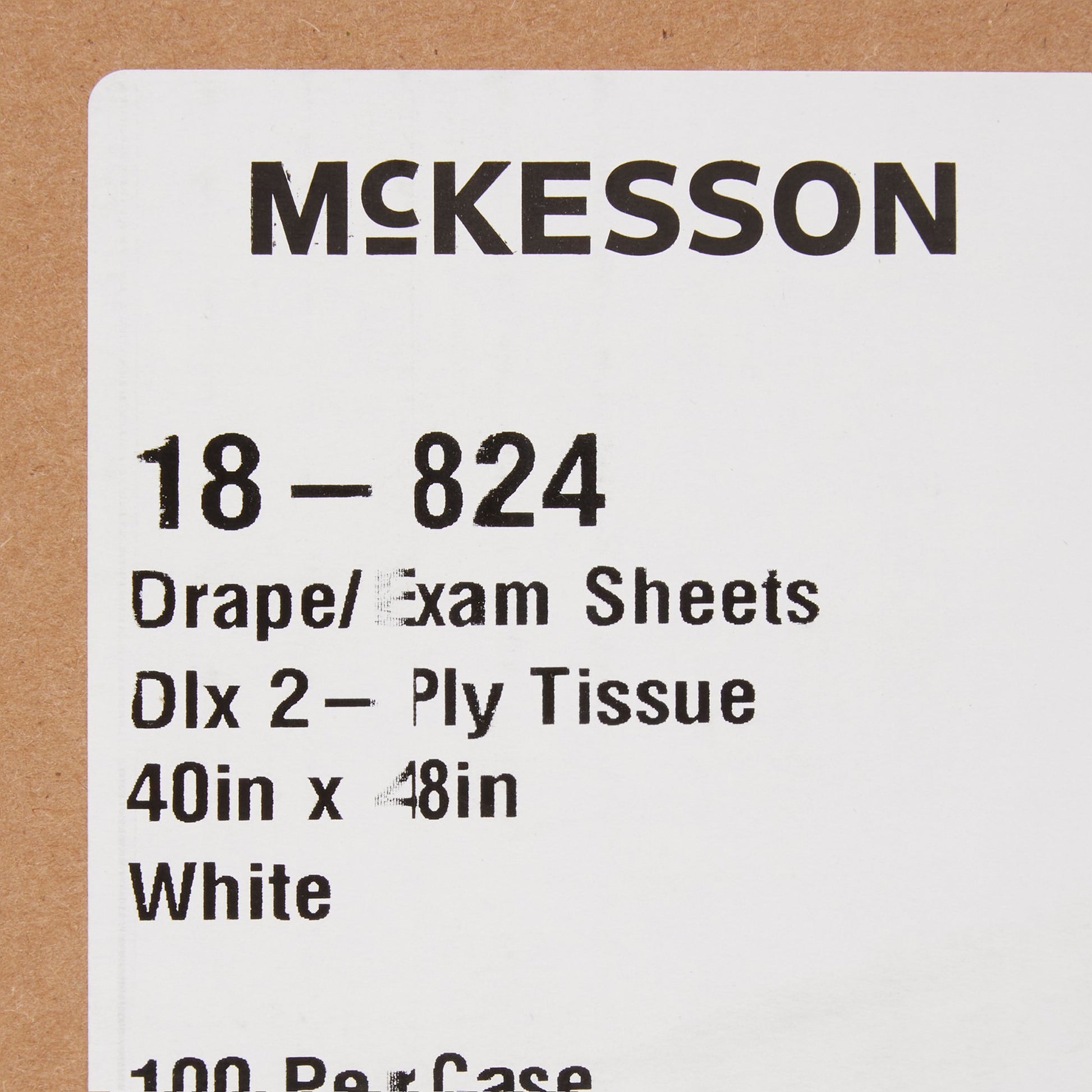 McKesson 18-824 Nonsterile Physical Exam Drape, 40 x 48 Inch by McKesson Brand product image - view 8