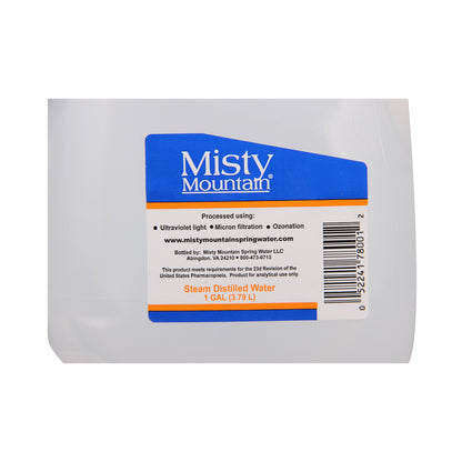 Misty Mountain® Distilled Water, 1-gallon jug