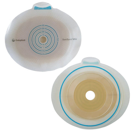 SenSura® Mio Click Ostomy Barrier, 40 mm Stoma Opening, Blue Color Match