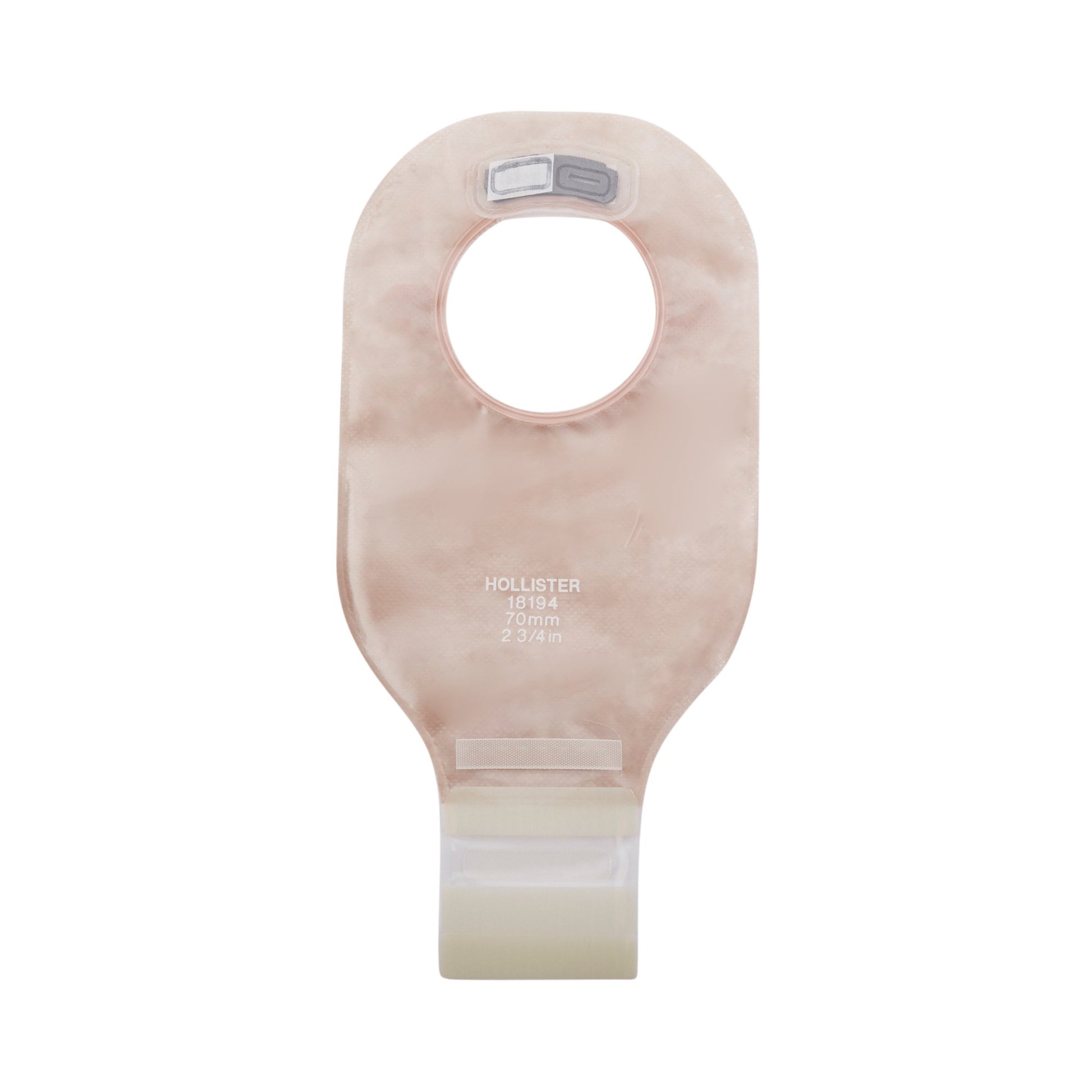 New Image 2-Piece Transparent Colostomy Pouch, Pre-cut to Fit 70 mm, Blue Match by Hollister product image - view 3