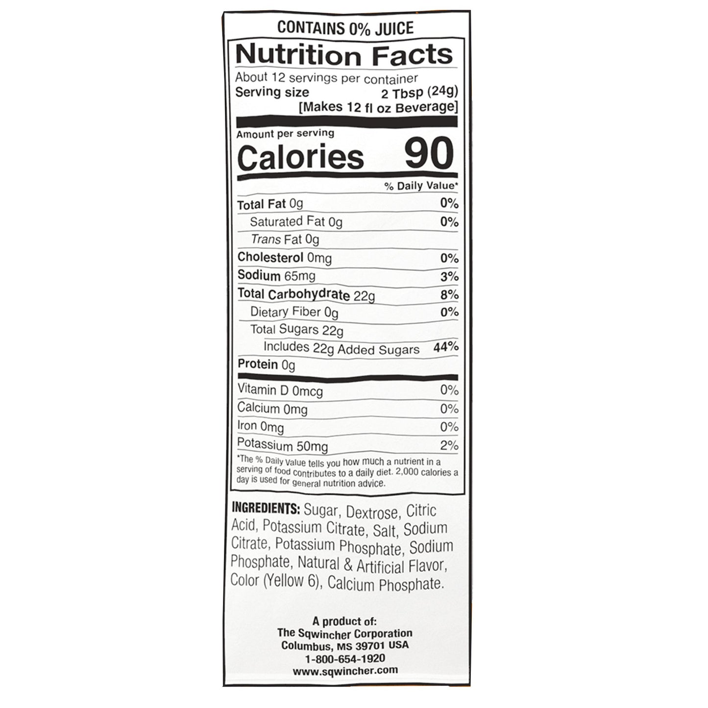 Sqwincher® Powder Pack® Orange Electrolyte Replenishment Drink Mix