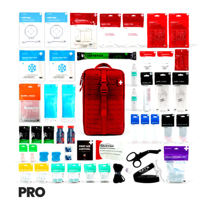 My Medic MyFAK Pro First Aid Kit, Large Trauma Kit with Medical Supplies, Black