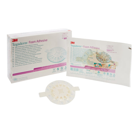 Solventum 90611 3M Tegaderm High-Performance Foam Dressing Adhesive, 4 x 4½ Inch