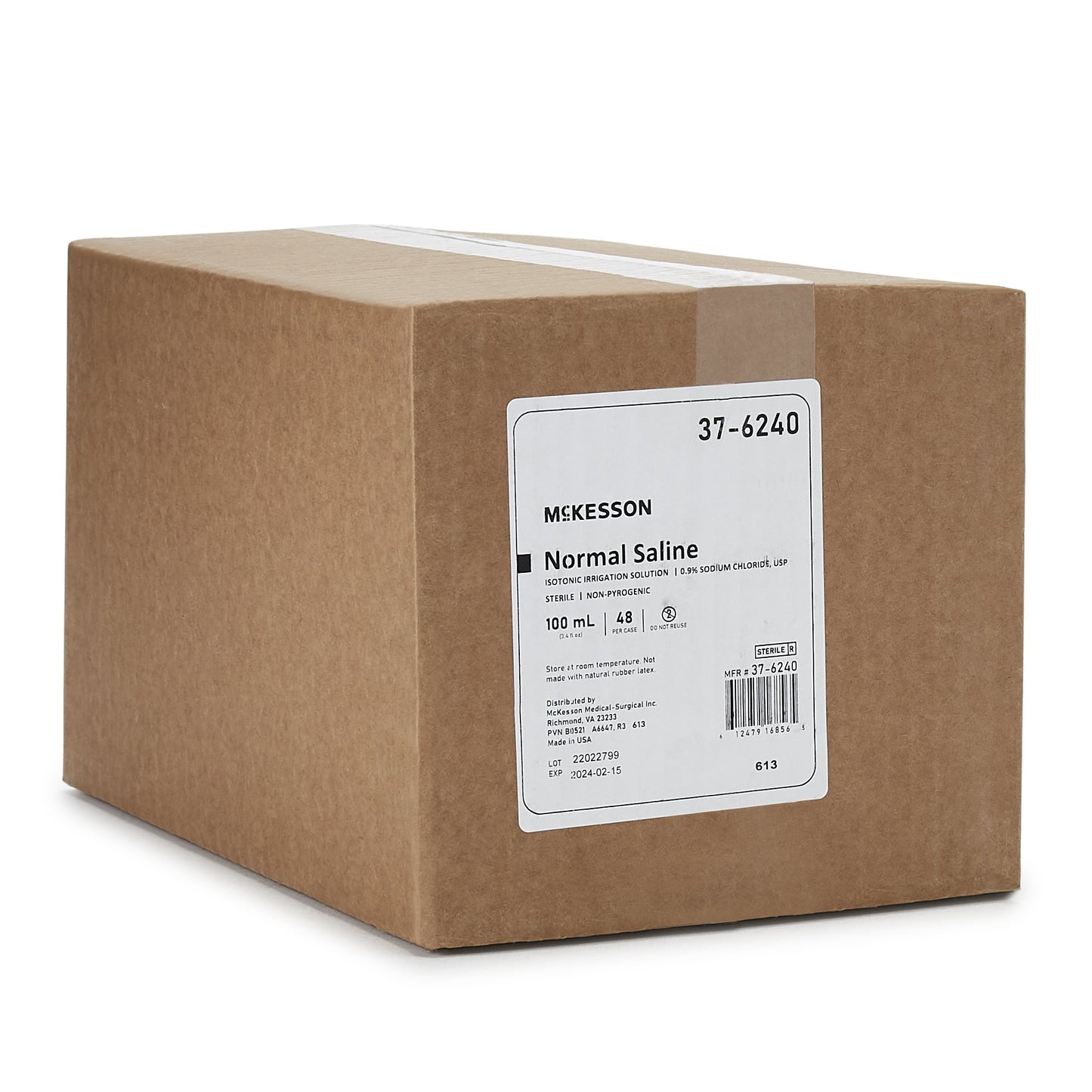 McKesson Saline Irrigation Solution, 100 mL Bottle by McKesson Brand product image - view 2