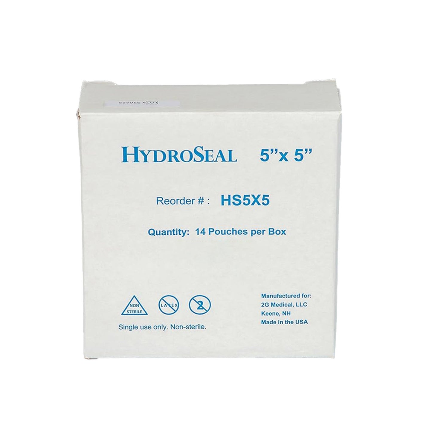 HydroSeal IV Site Barrier Protector, 5 x 5 Inch