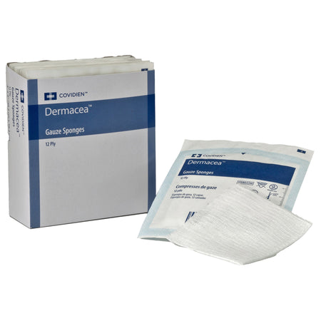 Cardinal 441009 Dermacea Sterile Gauze Sponge, 3 x 3 Inch, 12-Ply